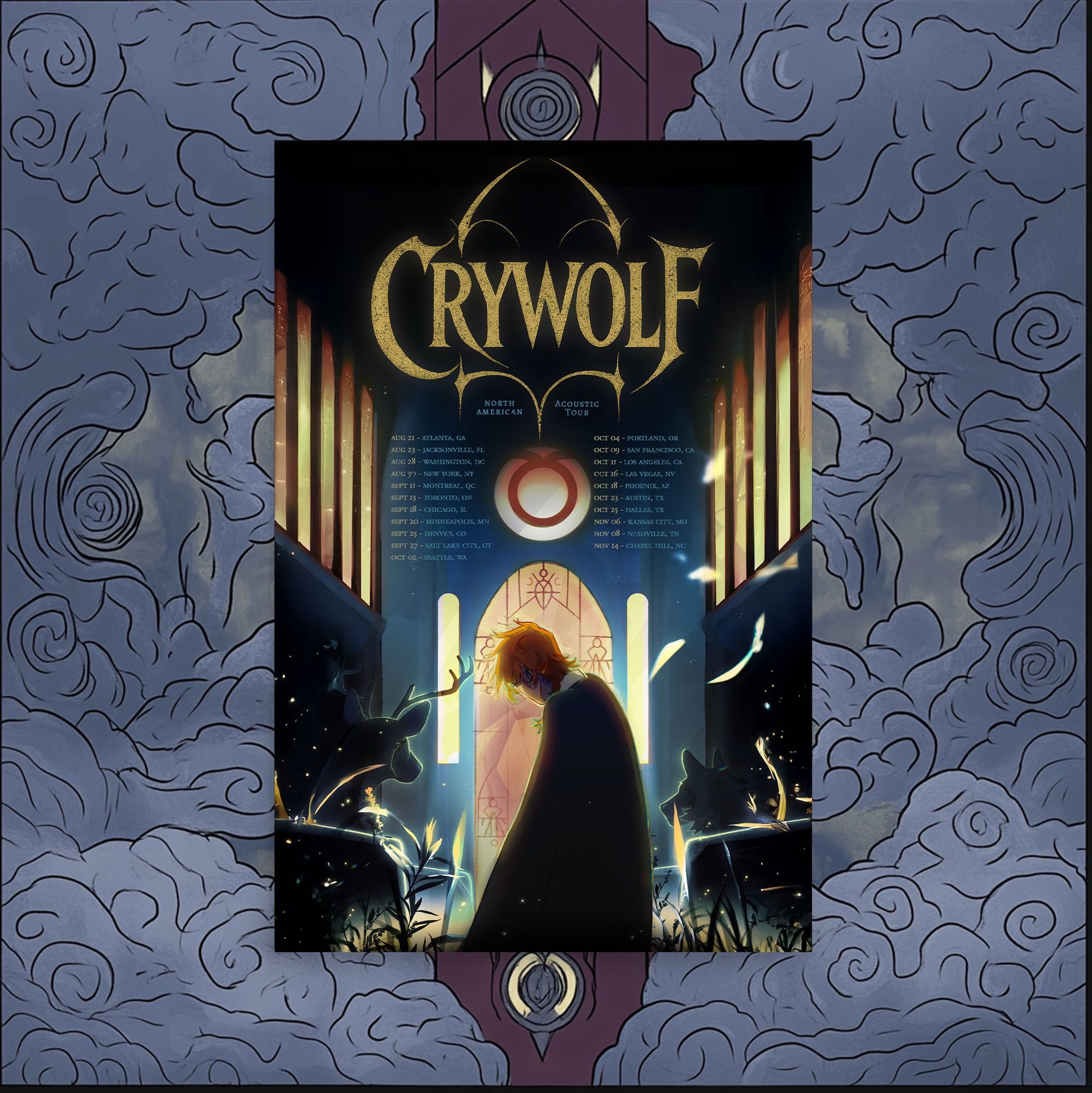 NORTH AMERICAN TOUR Poster (Signed)